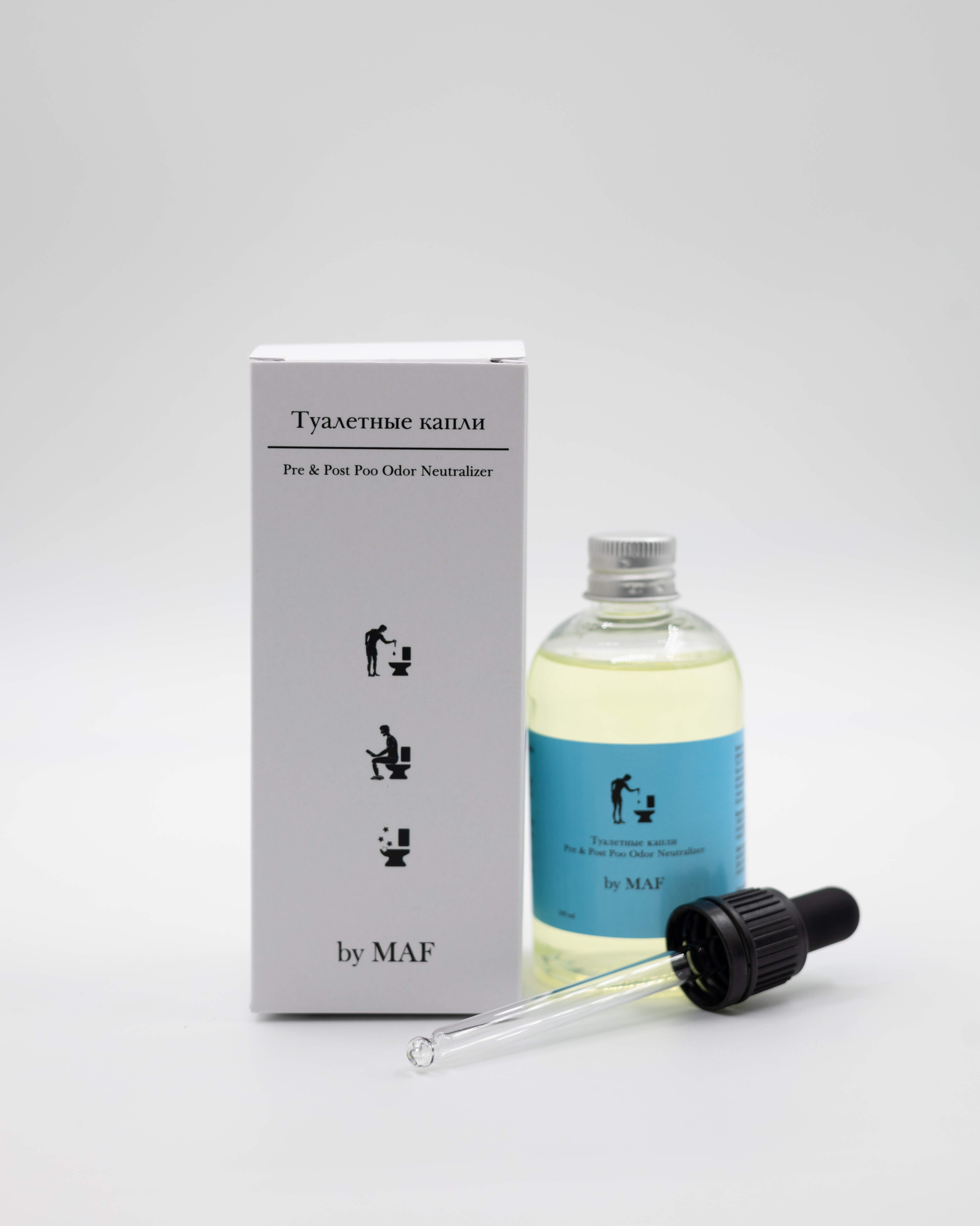 Туалетные капли синие 100 ml